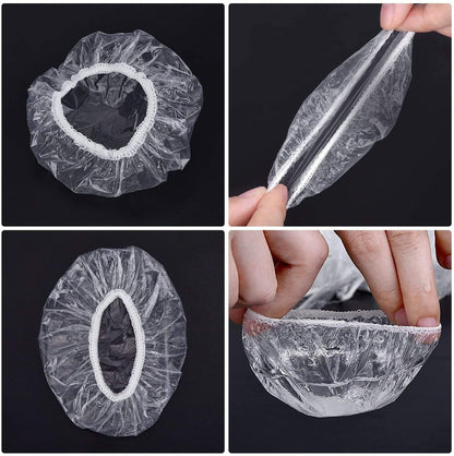 Clear Ear Protectors Waterproof Ear,Bathing Ear Cover Caps (100pcs)